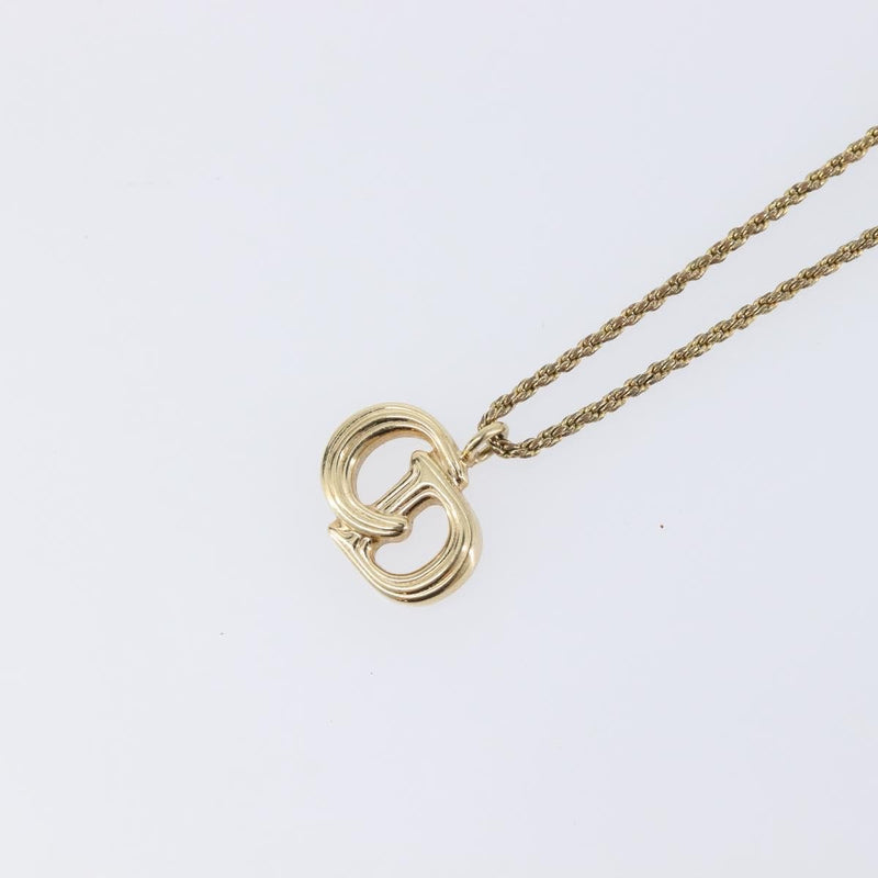 Christian Dior Cd Pendant Metal Gold Bijoux
