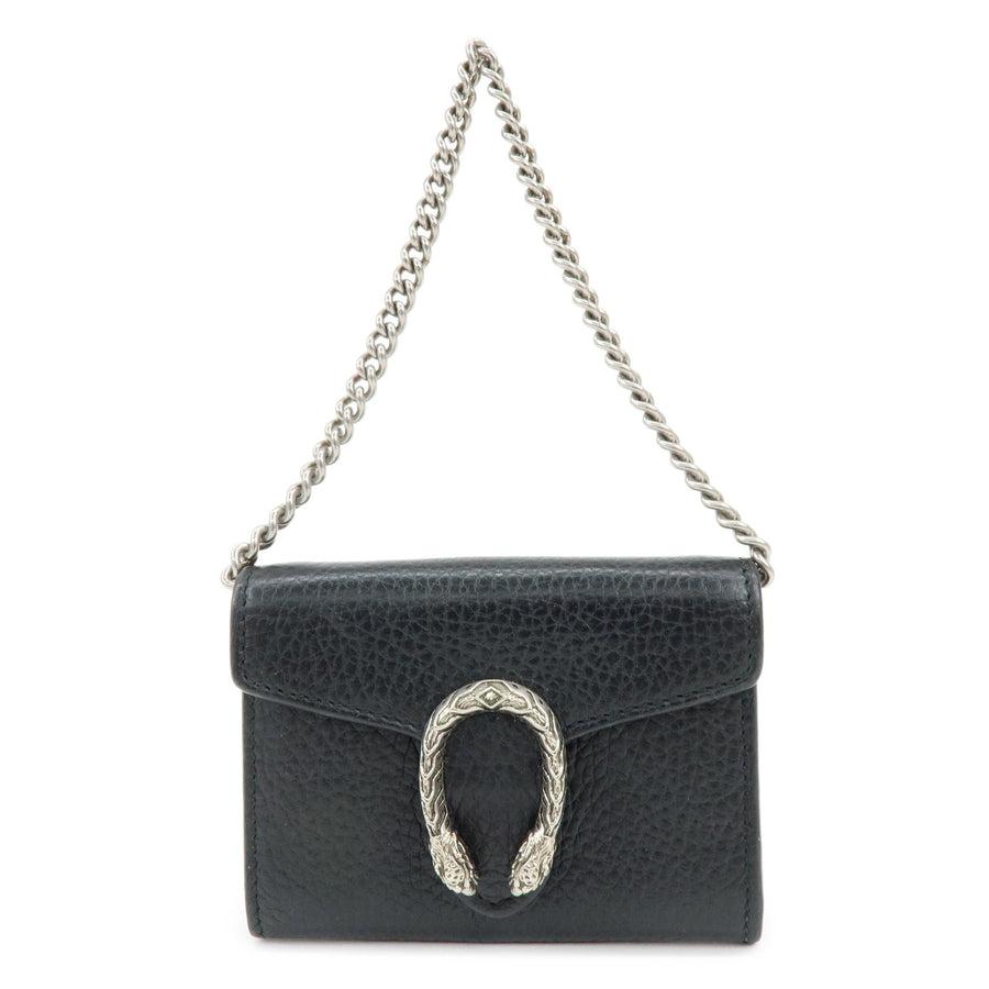 Gucci Dionysus Leather Black Bag