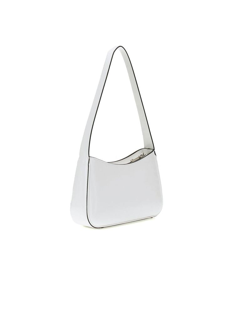 Guess Polyurethane Shoulder Bag — White