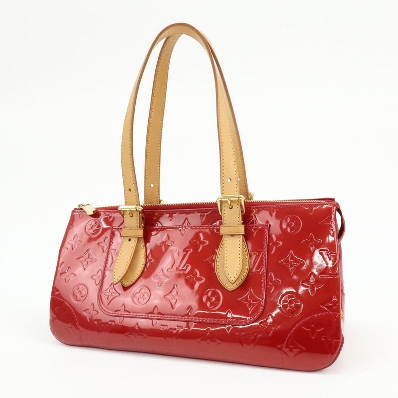 Louis Vuitton Rosewood Avenue Monogram Vernis Red Patent_leather Bag