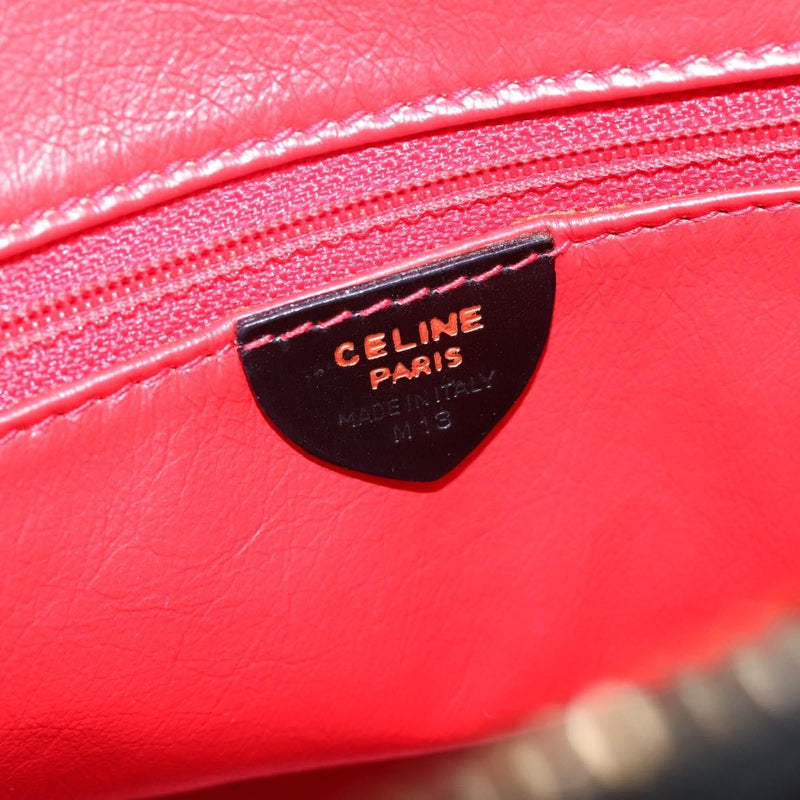 Celine Shoulder Leather Black Bag