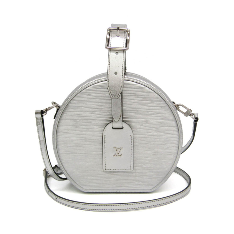 Louis Vuitton Petite Boite Chapeau Epi Leather Silver Bag