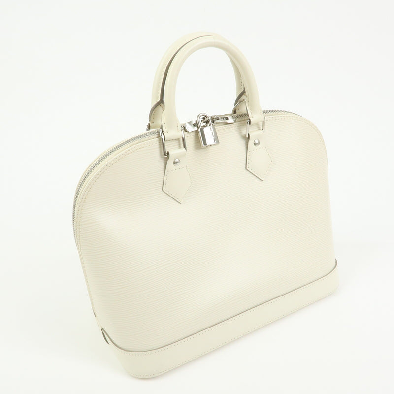 Louis Vuitton Alma Epi Leather White Bag