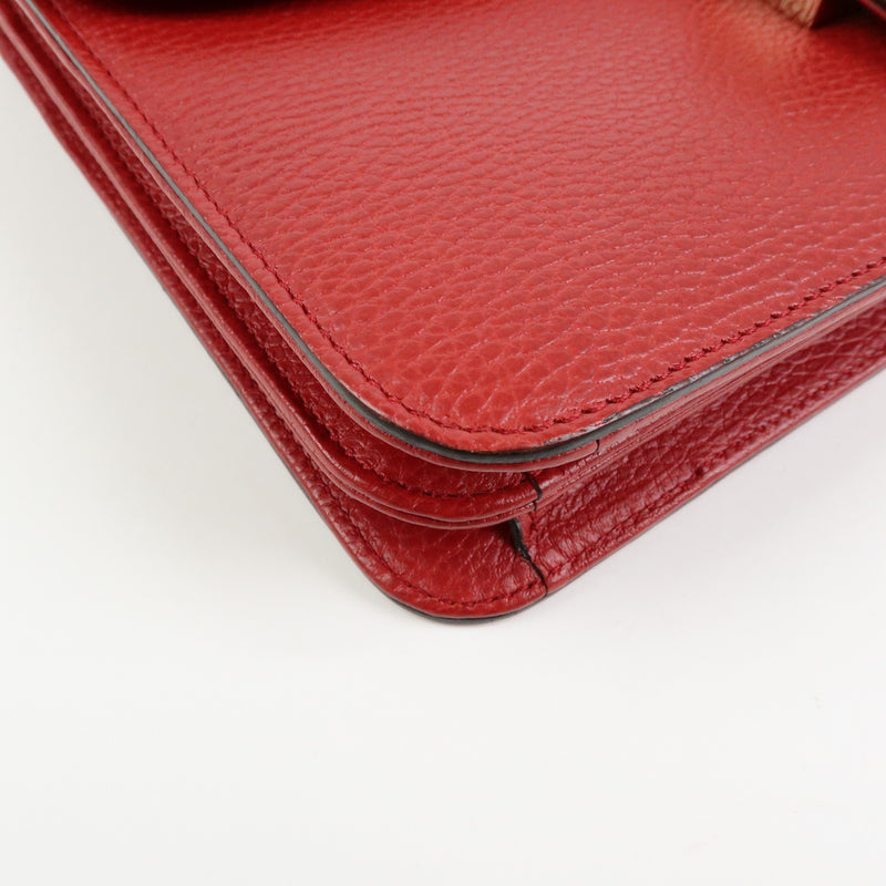 Gucci Interlocking Leather Red Bag