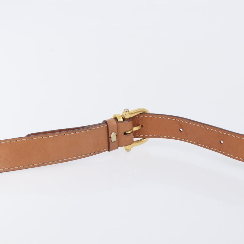 Celine Macadam Shoulder Canvas Beige Bag