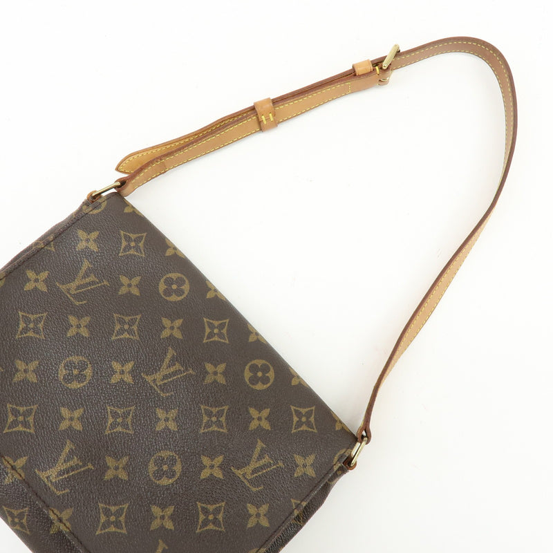 Louis Vuitton Musette Tango Monogram Canvas Brown Bag