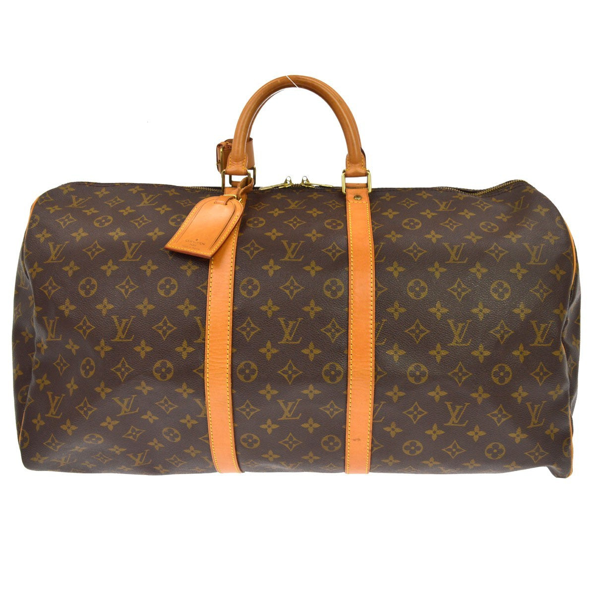 Louis Vuitton Keepall Monogram Canvas Brown Bag