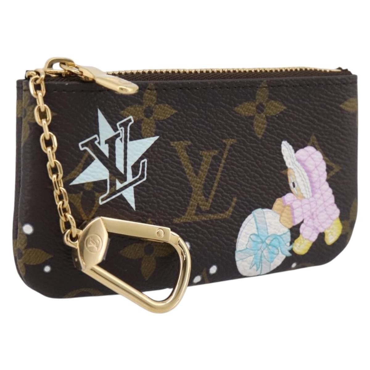 Louis Vuitton Pochette Clés Monogram Vivienne Brown Canvas Accessory