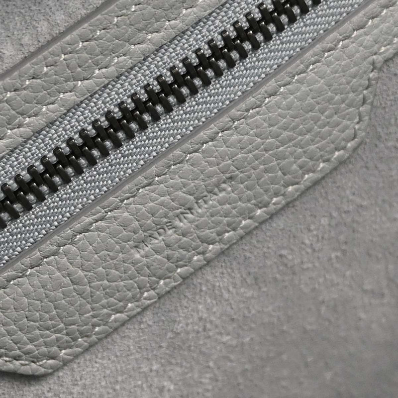 Celine Luggage Grainy Leather Gray Bag