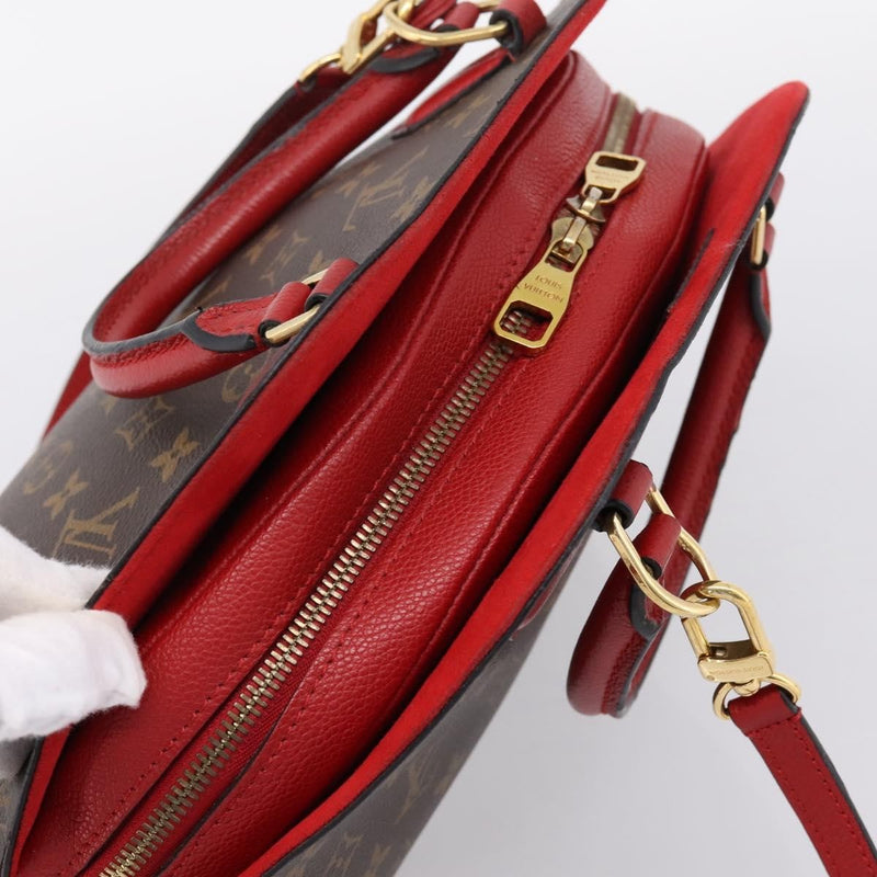 Louis Vuitton Alma Bnb Monogram Canvas With Leather Brown Bag
