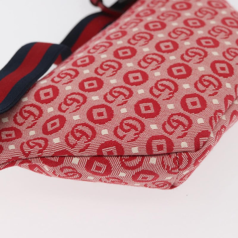 Gucci Childrens Belt Printed Coated Canvas Red Bag