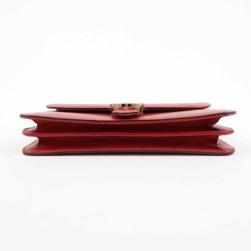Gucci Interlocking Leather Red Bag