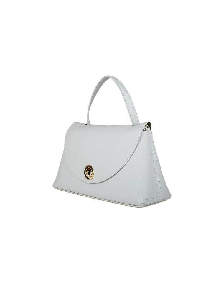 Coccinelle Nikla Top Handle Bag — Green Cowhide
