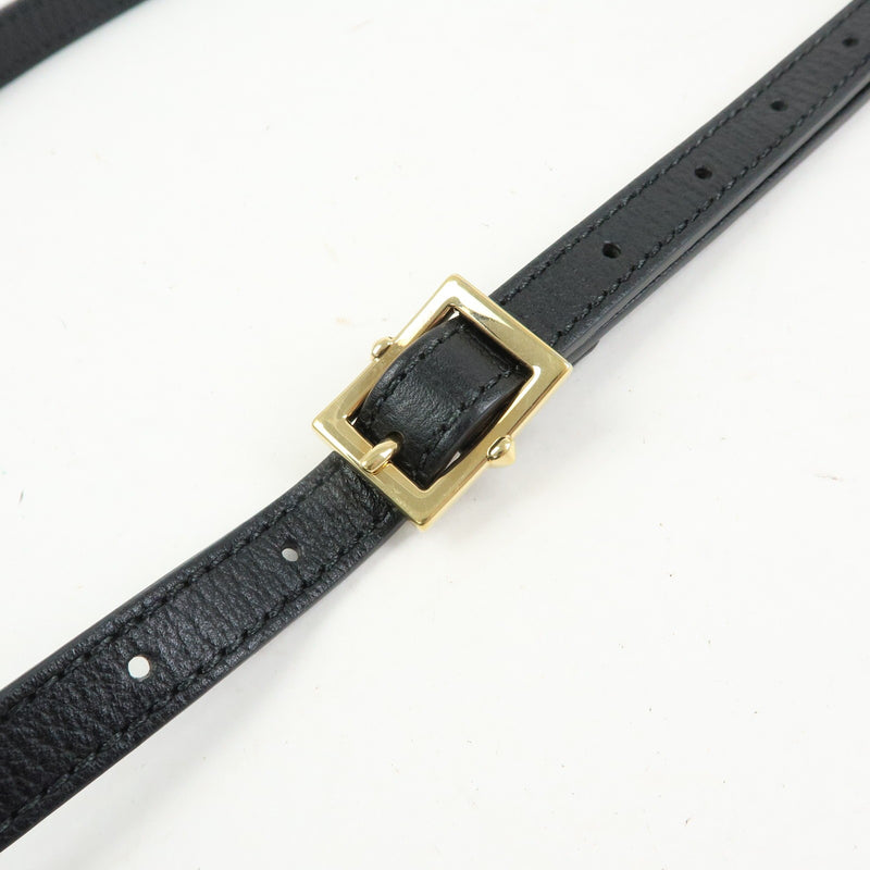 Gucci Ophidia Top Handle Leather Black Bag