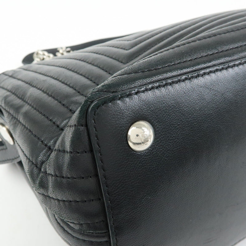 Fendi Dotcom Click Quilted Leather Black Bag