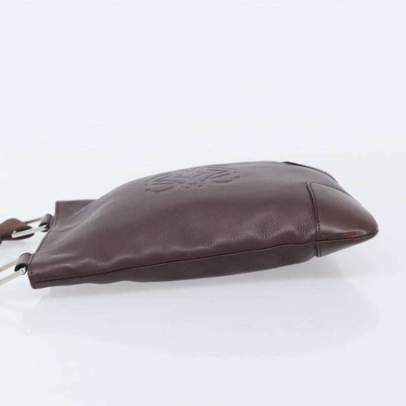 Loewe Anagram Leather Brown Bag
