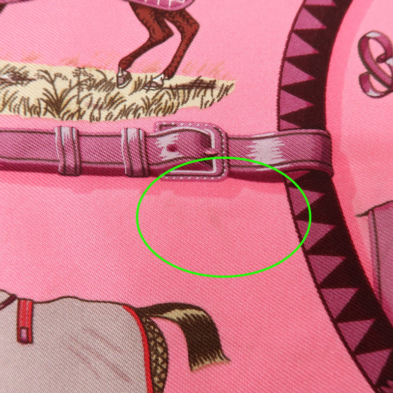 Hermes Carré 42 Silk Pink Accessory