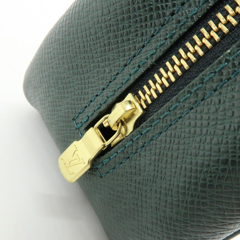 Louis Vuitton Toiletry Pouch Taiga Leather Green