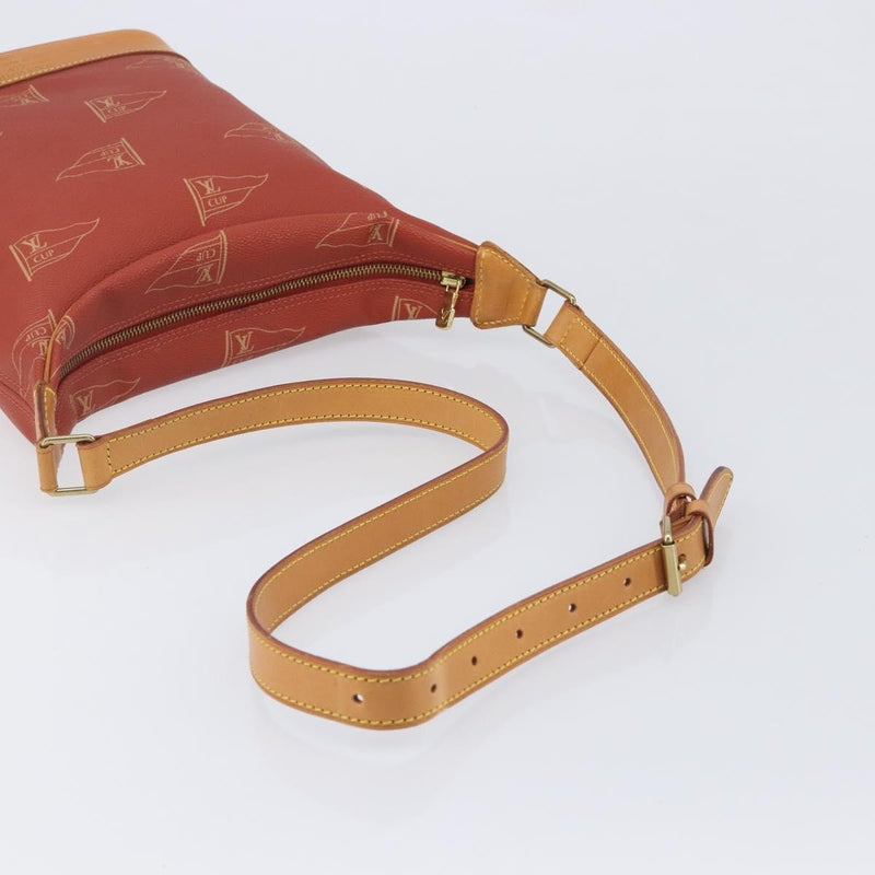 Louis Vuitton Cup Le Touquet Canvas Red Bag