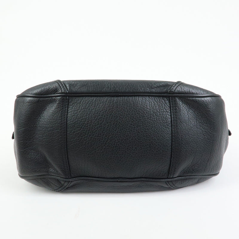 Celine Macadam Leather Black Bag