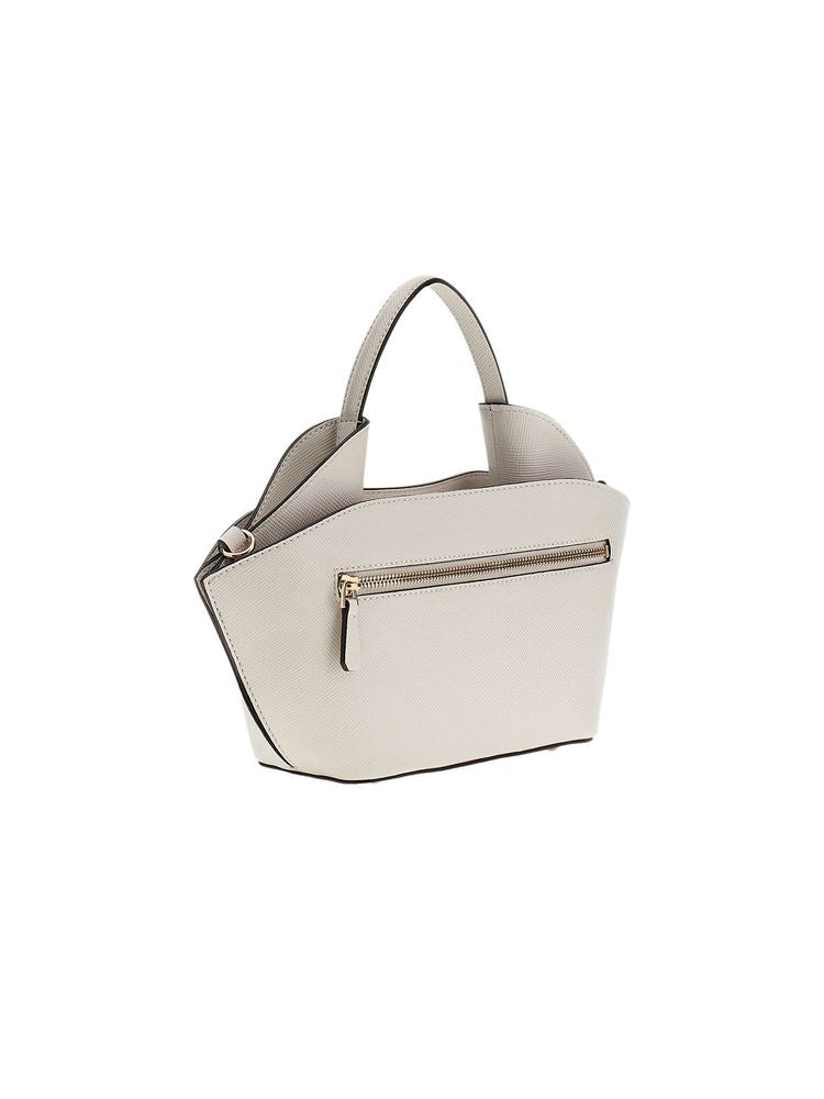 Guess Tote Bag — White Polyurethane