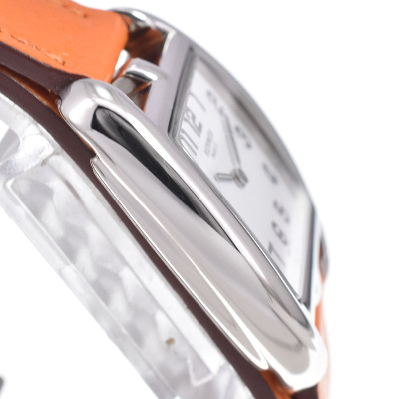 Hermes Cape Cod Double Tour Quartz Stainless Steel And Leather Watches