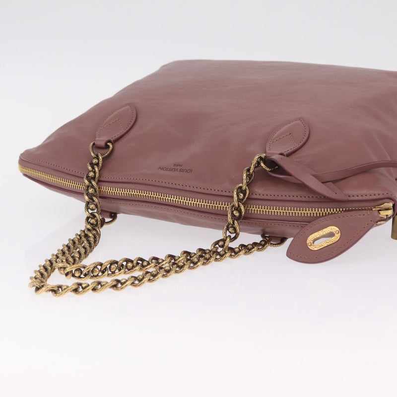 Louis Vuitton Lockit Chain Boudoir Leather Pink Bag