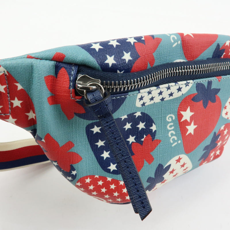 Gucci Childrens Belt Printed Coated Canvas Multicolour Bag