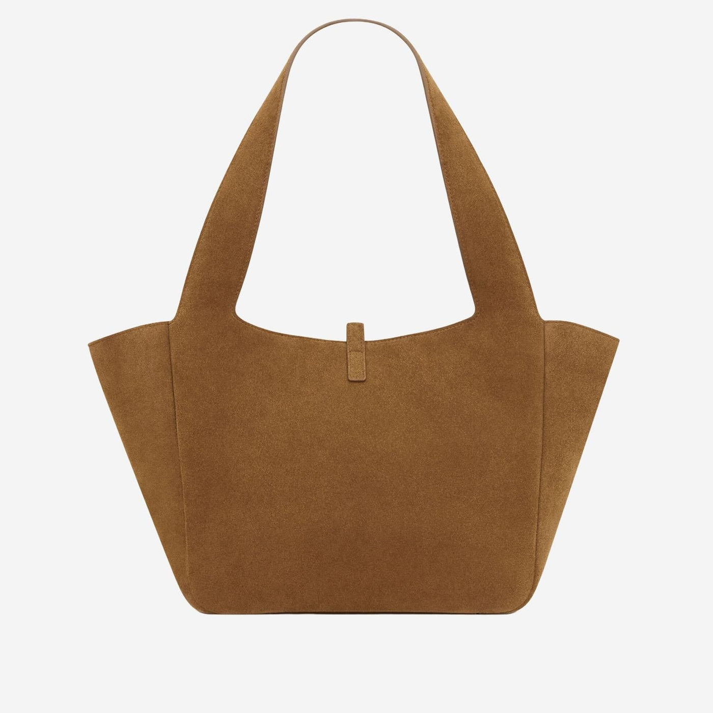 Saint Laurent Shoulder Bag — Beige Suede