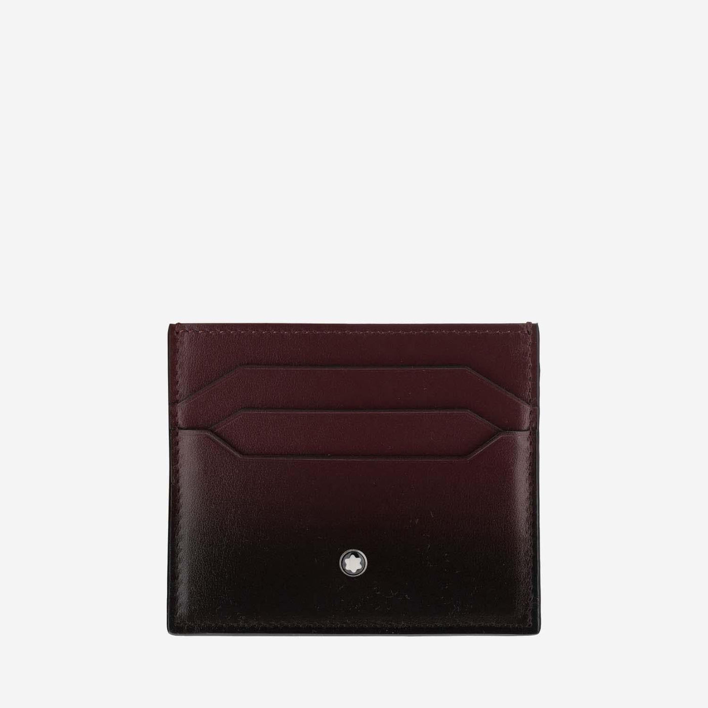 Montblanc Leather Six-Slot Card Case — Black Cases