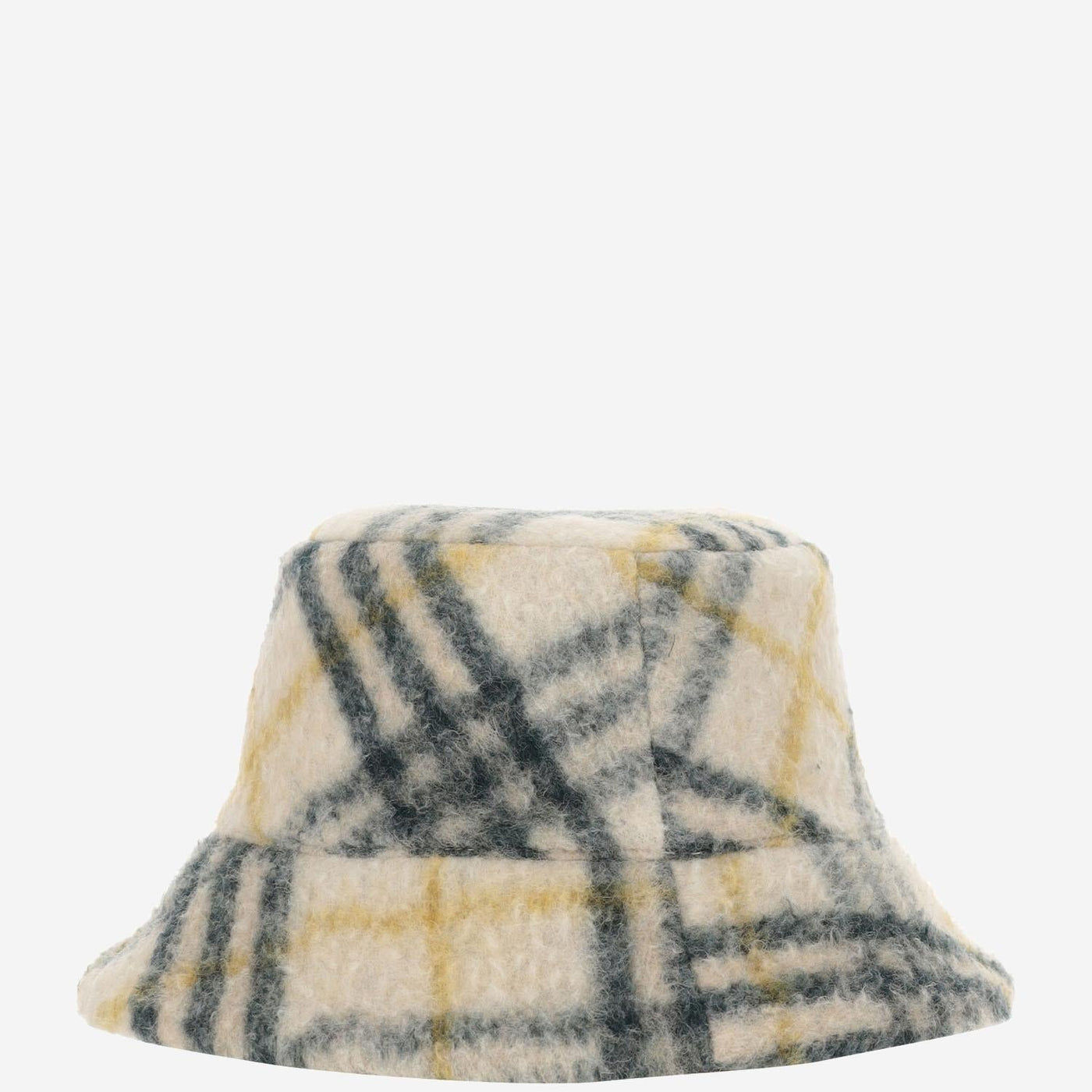 Burberry 8098375 Reversible Wool-Blend Fleece Bucket Hat — Green