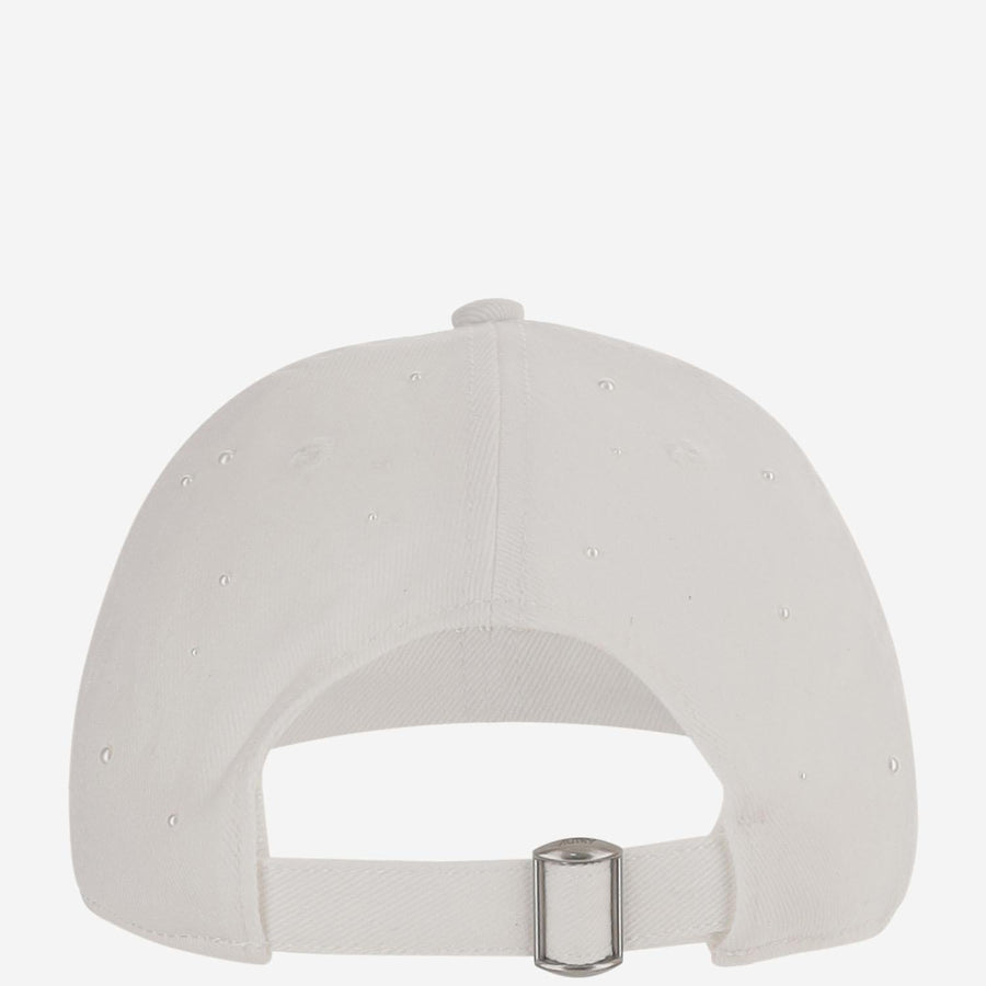 Autry Acpu076w Logo-Detailed Cotton Baseball Cap — White Caps