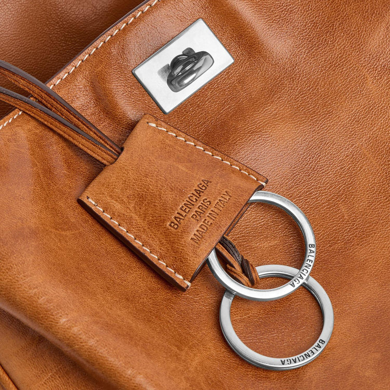 Balenciaga Rodeo Shoulder Bag — Brown Calfskin Leather