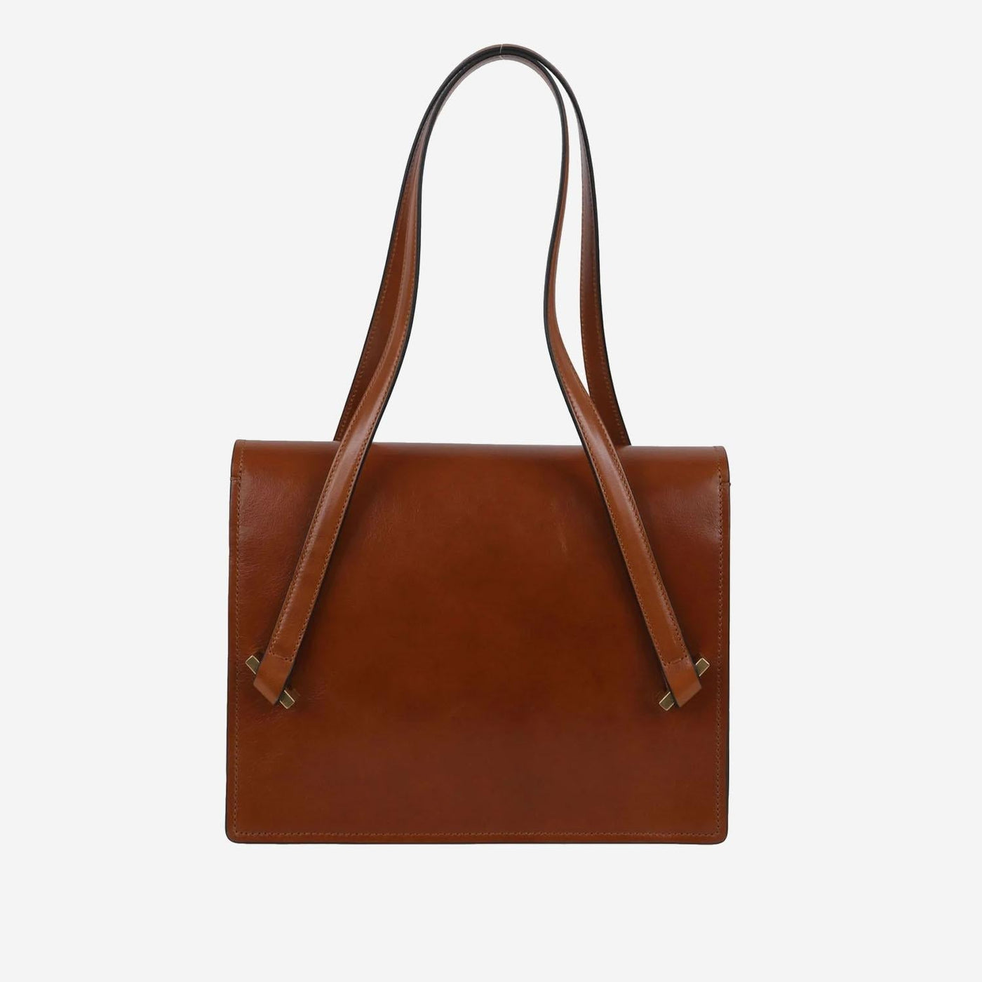 Versace Severine Shoulder Bag — Brown Leather