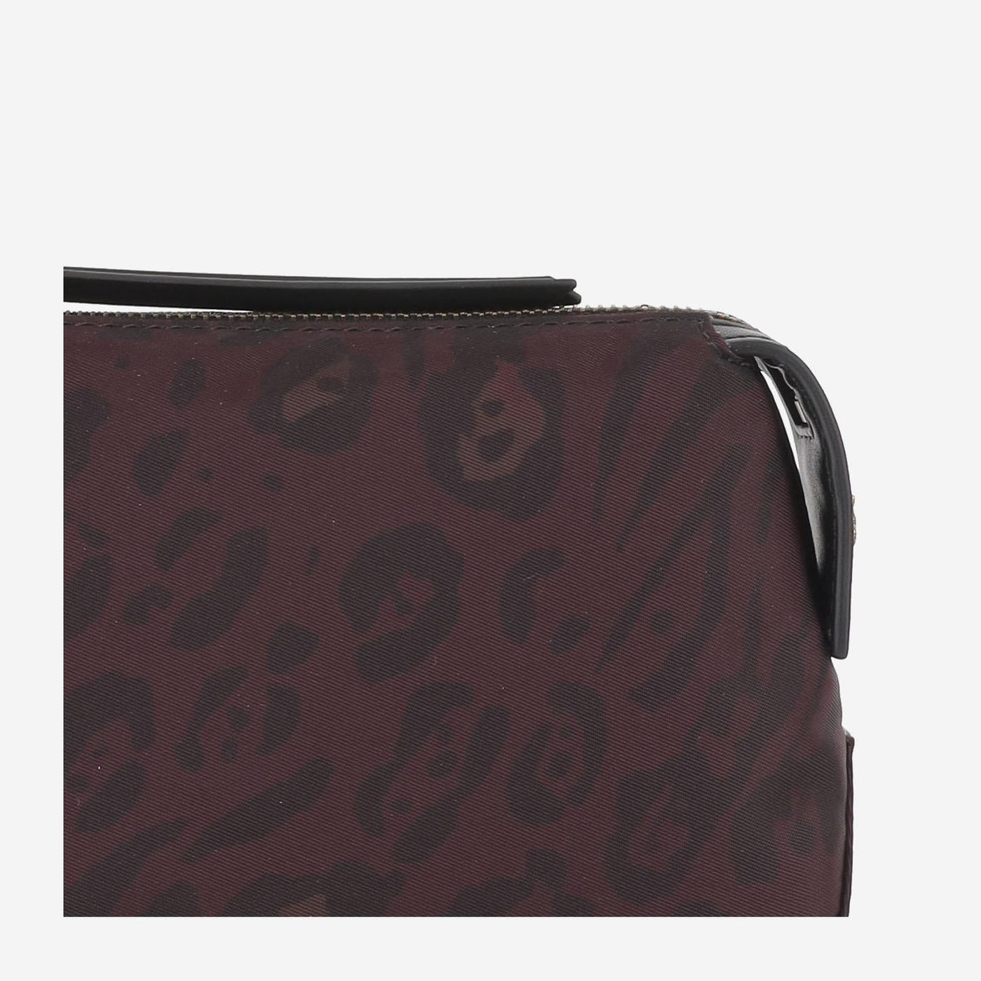 Pinko Animal Print Nylon Toiletry Bag — Multicolor Travel Wallets