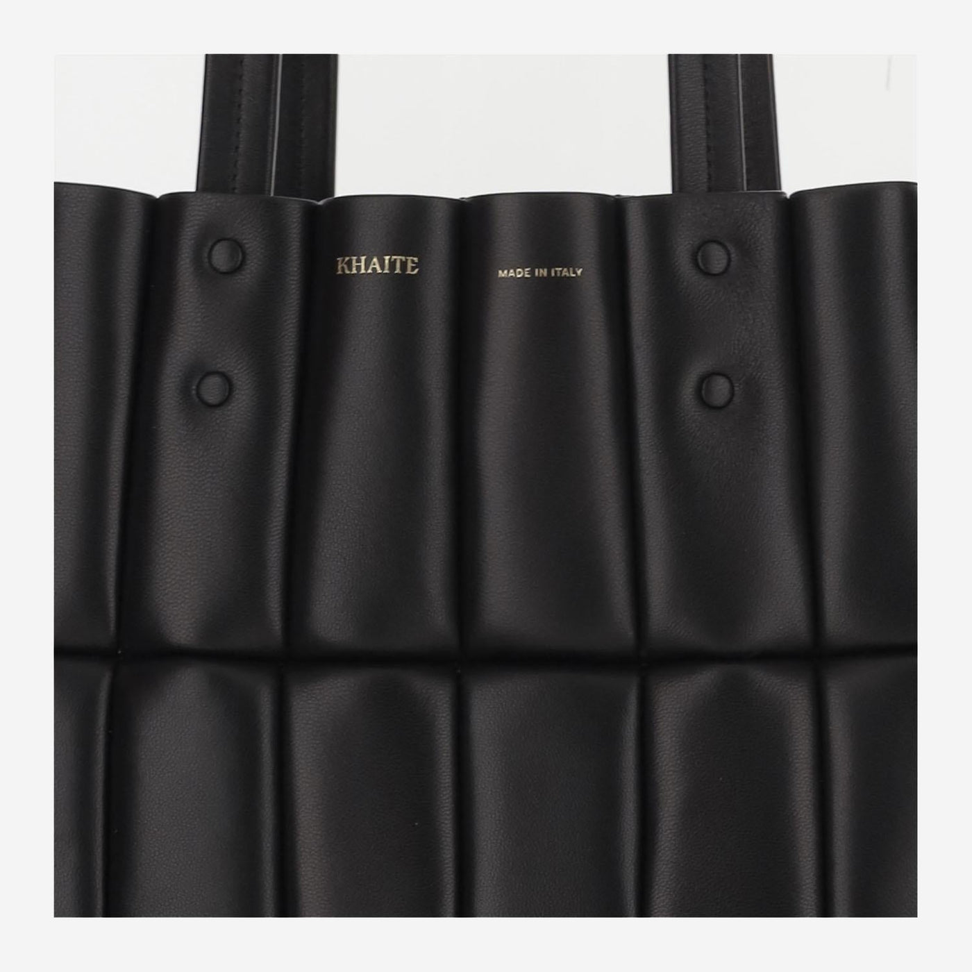 Khaite Zoe Tote Bag — Black Lambskin