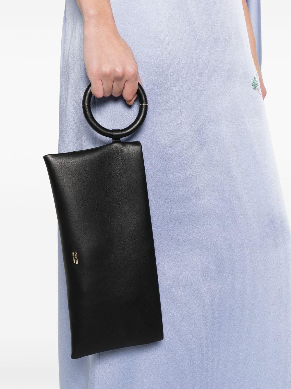 Tom Ford Clutch — Black Sheepskin