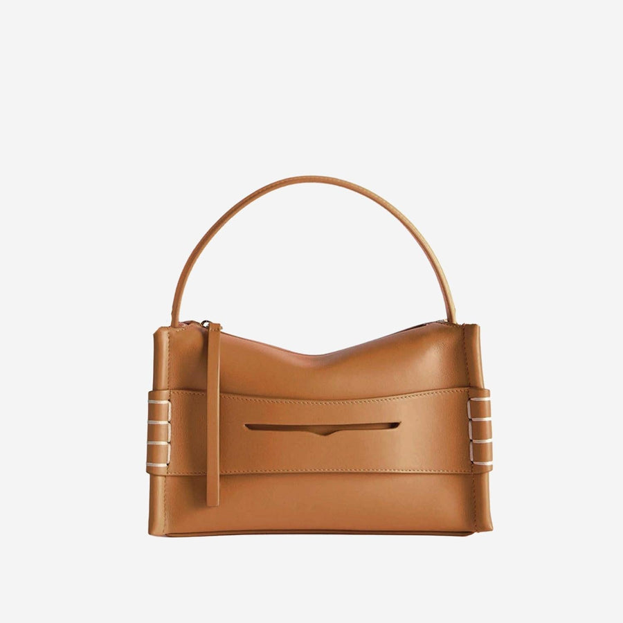 Jw Anderson Loafer Shoulder Bag — Brown Leather