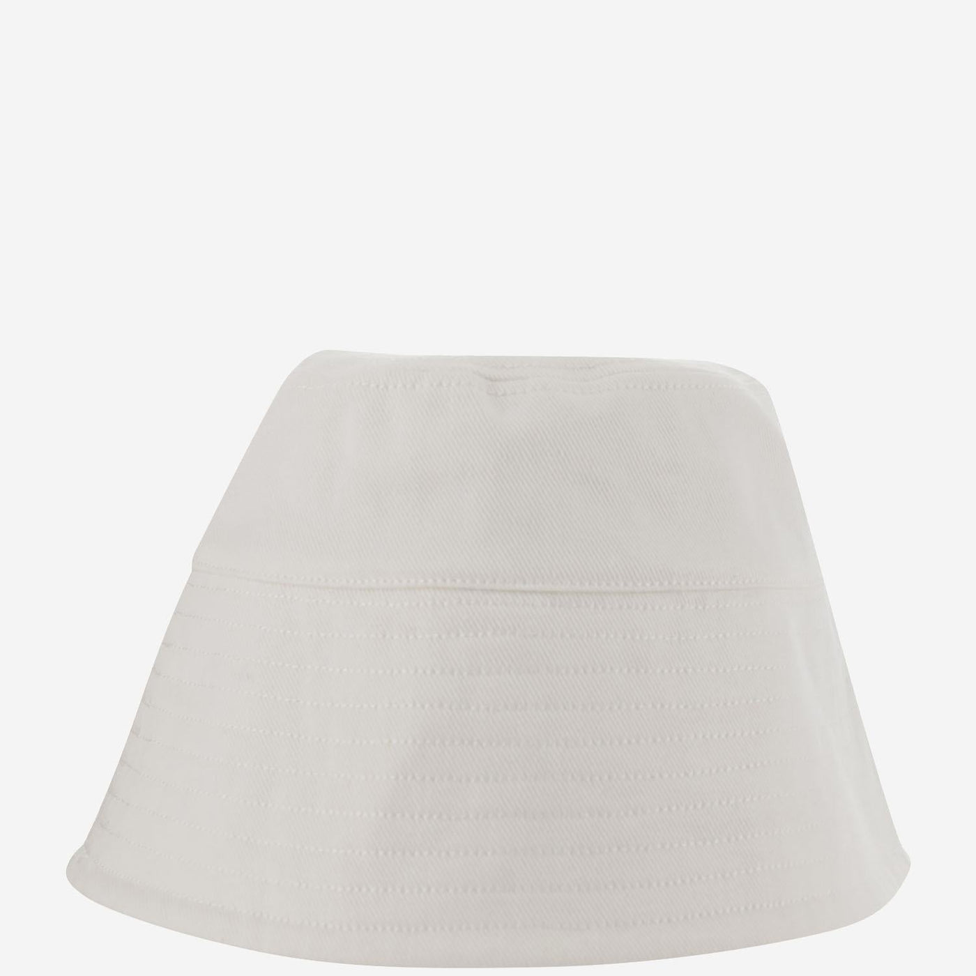 Patou Ac02701320 Embroidered Logo Cotton Bucket Hat — White