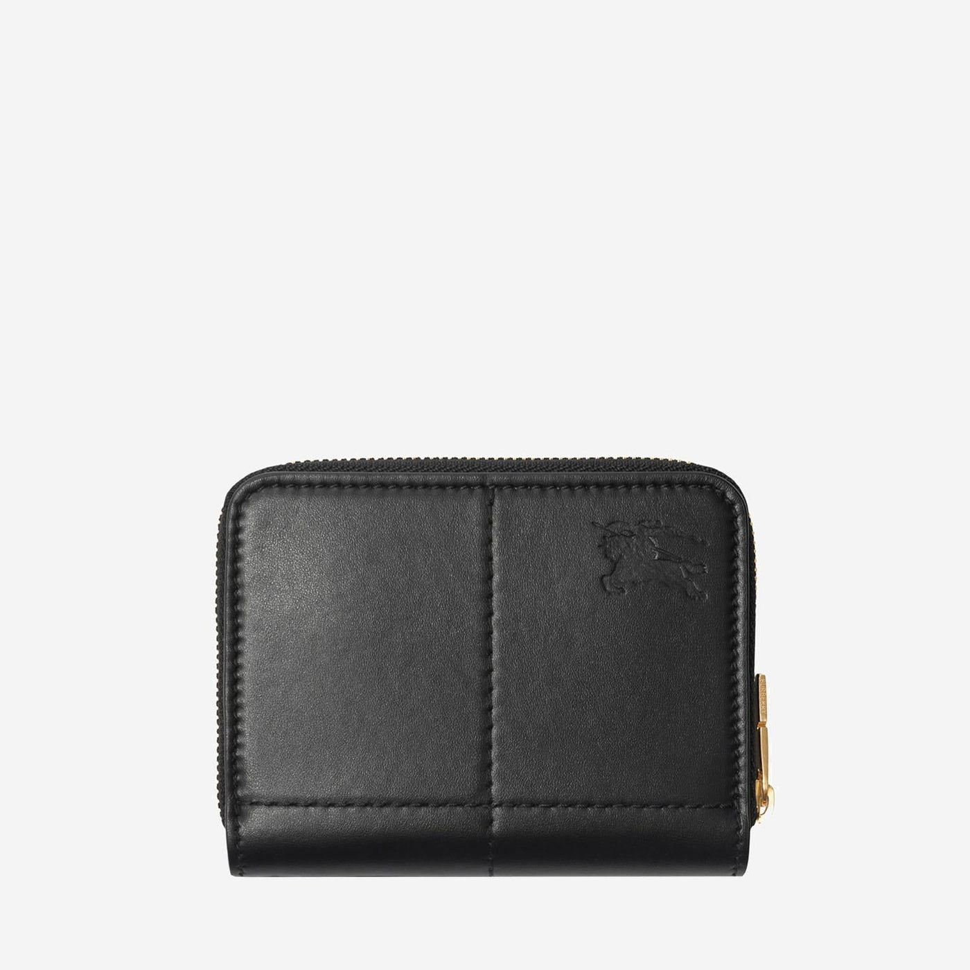 Burberry Quilted Calfskin Wallet — Black Leather & Purses