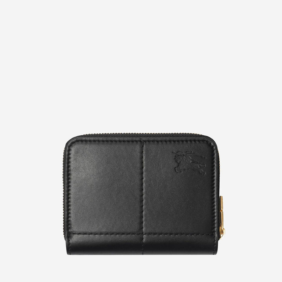 Burberry Quilted Calfskin Wallet — Black Leather & Purses