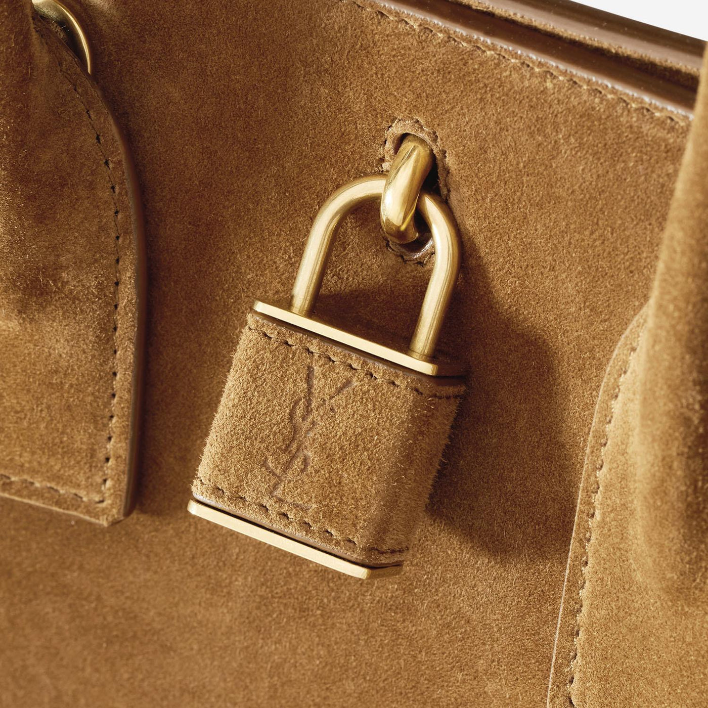 Saint Laurent Shoulder Bag — Brown Leather