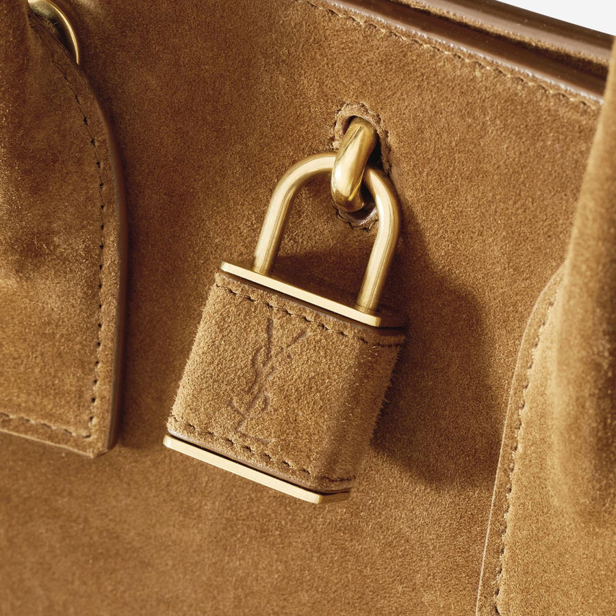 Saint Laurent Shoulder Bag — Brown Leather