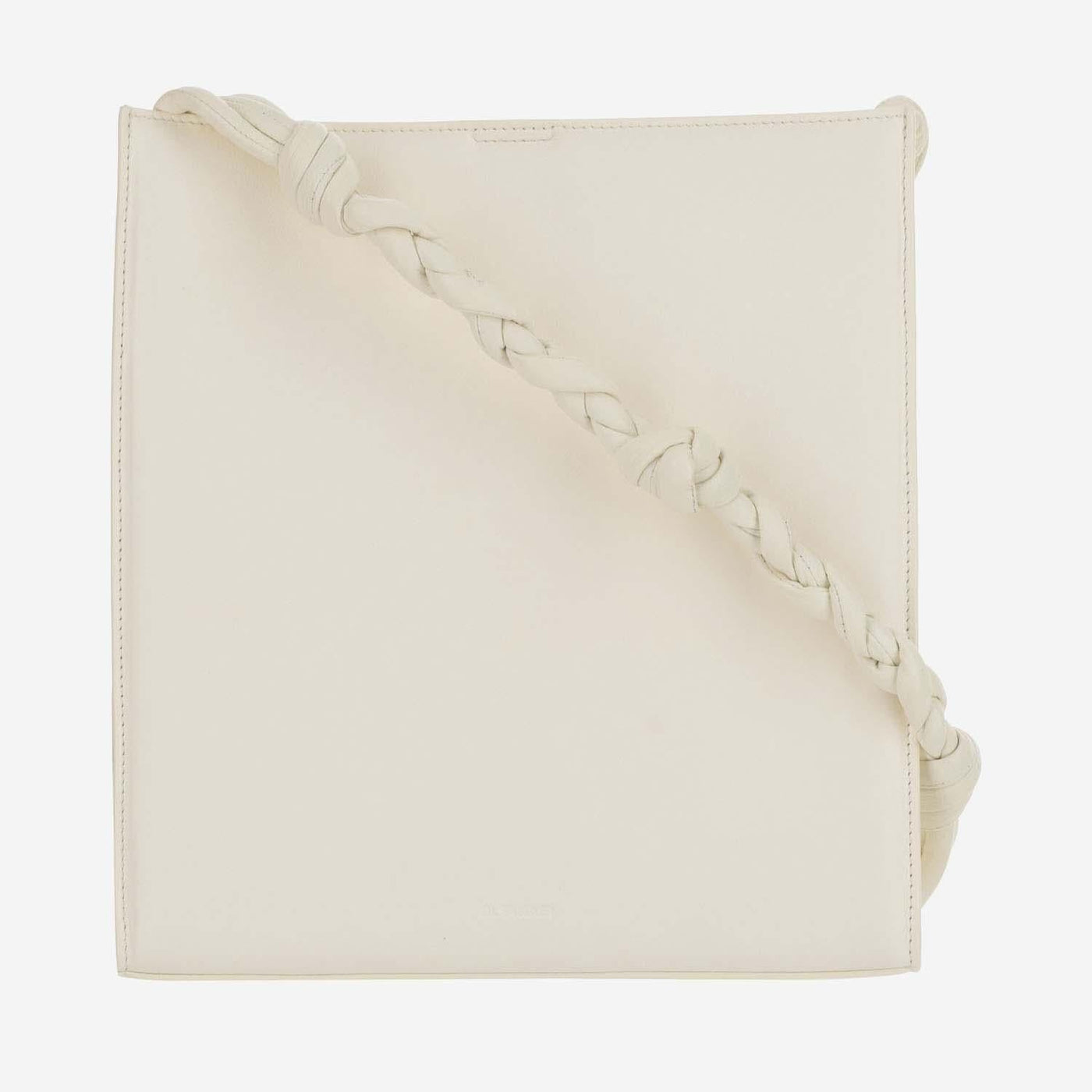 Jil Sander Tangle Crossbody Bag — Ivory Leather