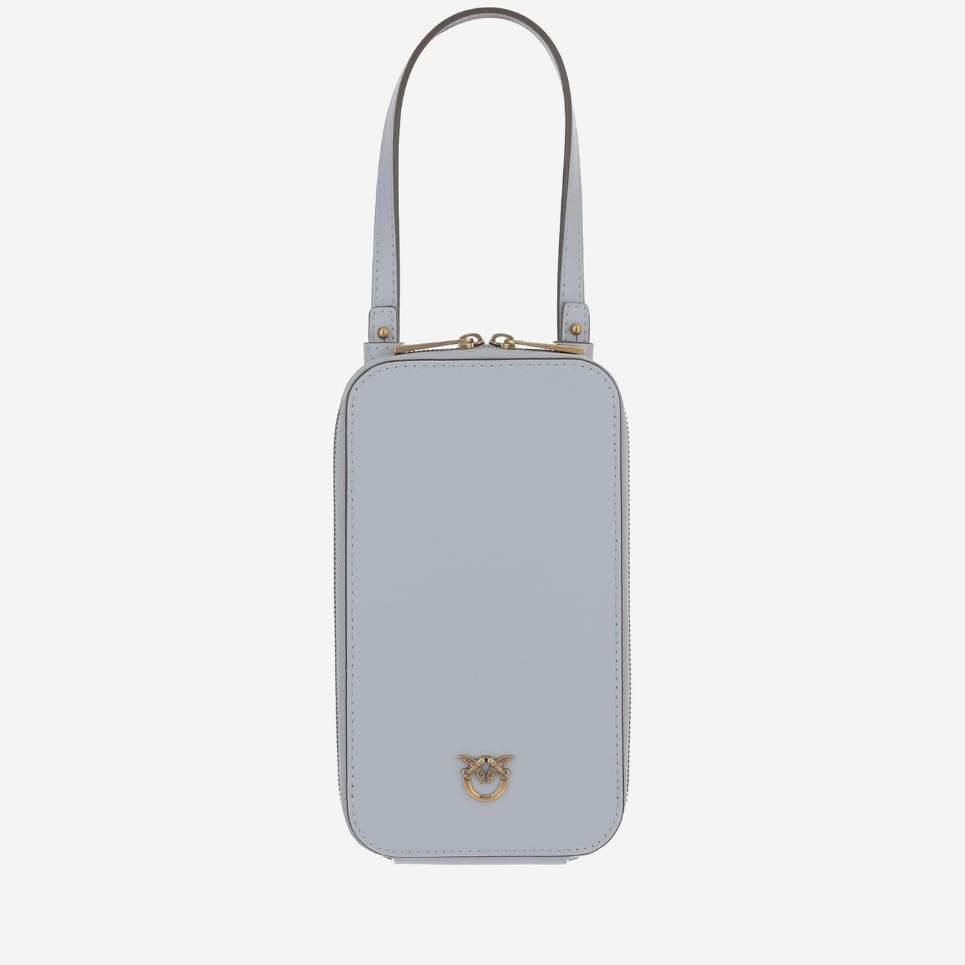 Pinko Leather Smartphone Card Case — Blue Cases