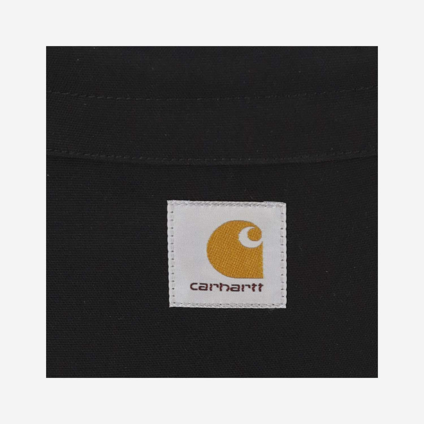 Carhartt Wip Logo-Embroidered Nylon Belt Bag — Black Polyester