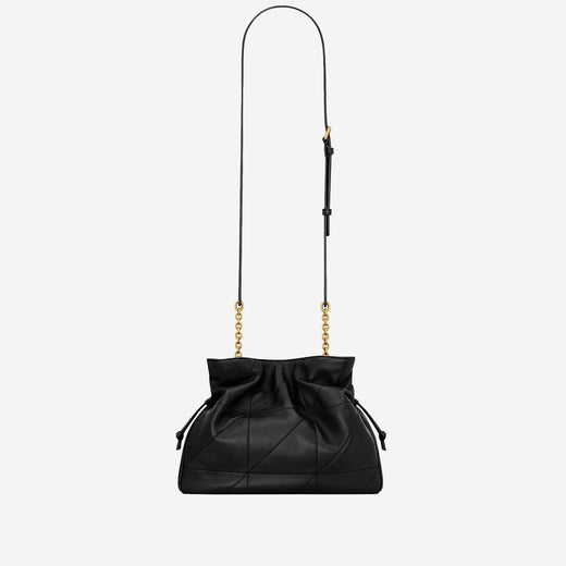 Saint Laurent Jamie Shoulder Bag — Black Leather