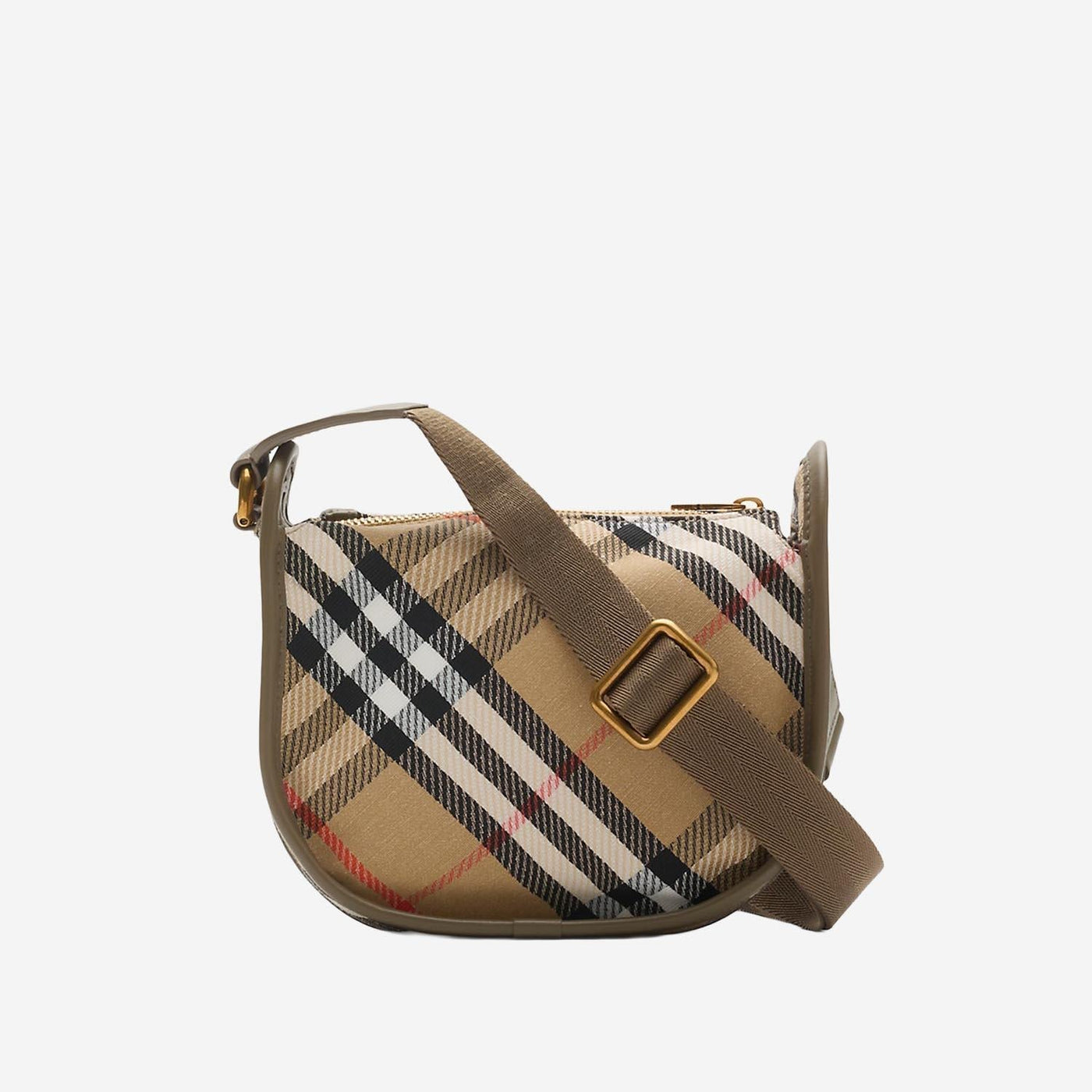 Burberry Shoulder Bag — Beige Polyester