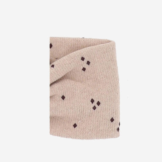 1+ The Family Dotted Cotton Blend Headband — Pink Headbands