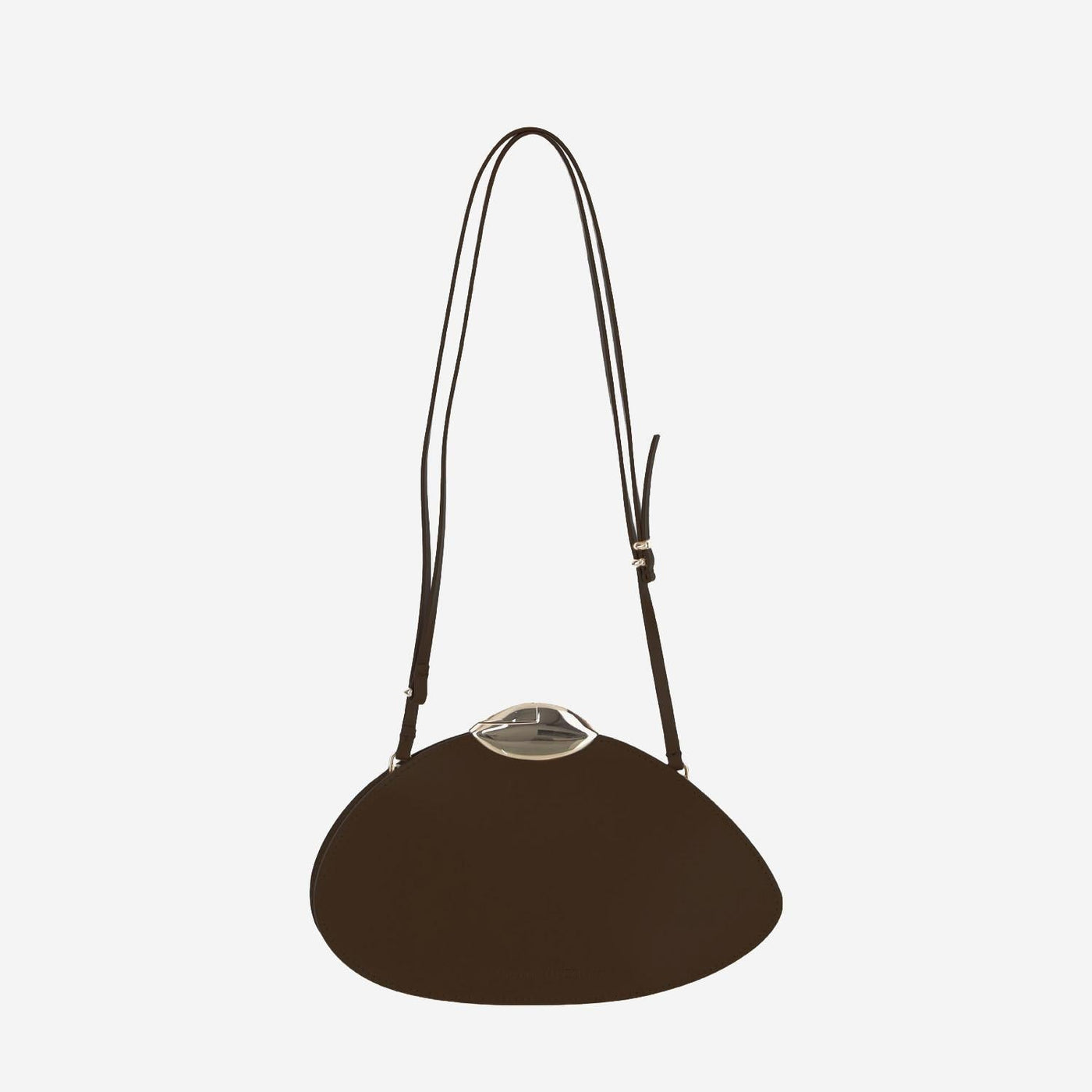 Benedetta Bruzziches Calfskin Shoulder Bag — Brown
